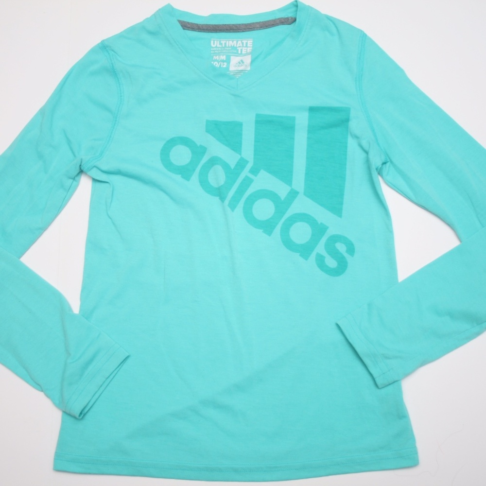 Girls Adidas Ultimate Tee Long Sleeve Size M 10 12